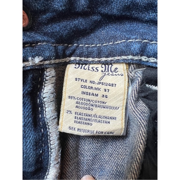 Miss Me Jeans Size 28 Boot Cut - Picture 5 of 6